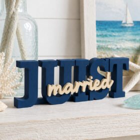 JUIST married – 3D-Schriftzug zum Aufstellen