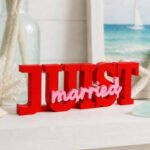 JUIST married – 3D-Schriftzug zum Aufstellen – Bild 5