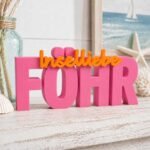 Inselliebe Föhr 3D Letter