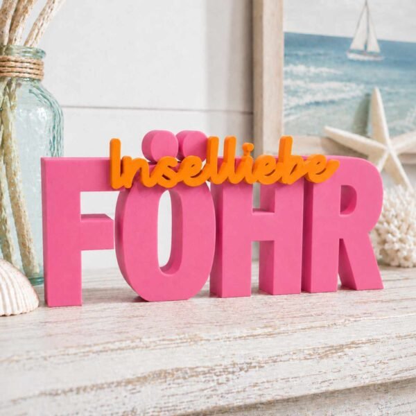 Inselliebe Föhr 3D Letter