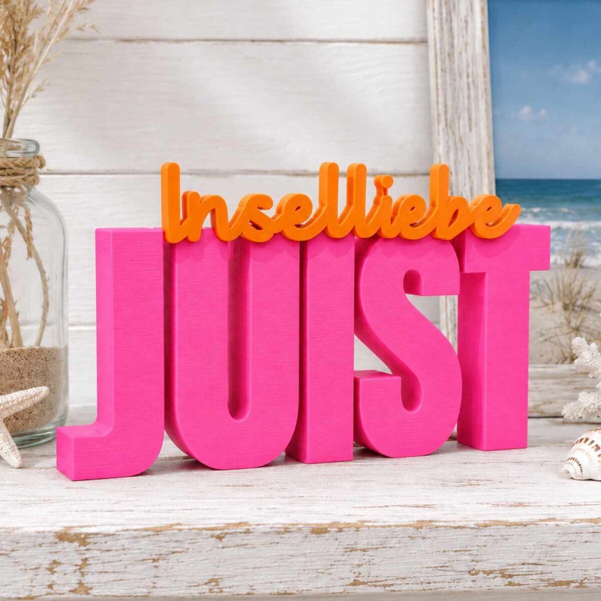 Inselliebe Juist 3D Letter – Bild 1