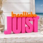 Inselliebe Juist 3D Letter