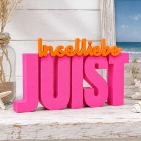 Inselliebe Juist 3D Letter
