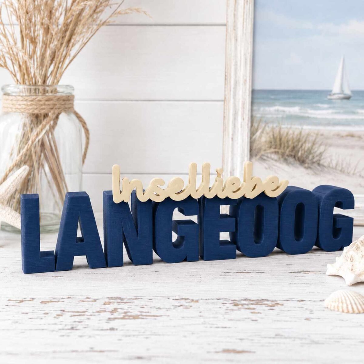 Inselliebe Langeoog 3D Letter – Bild 1