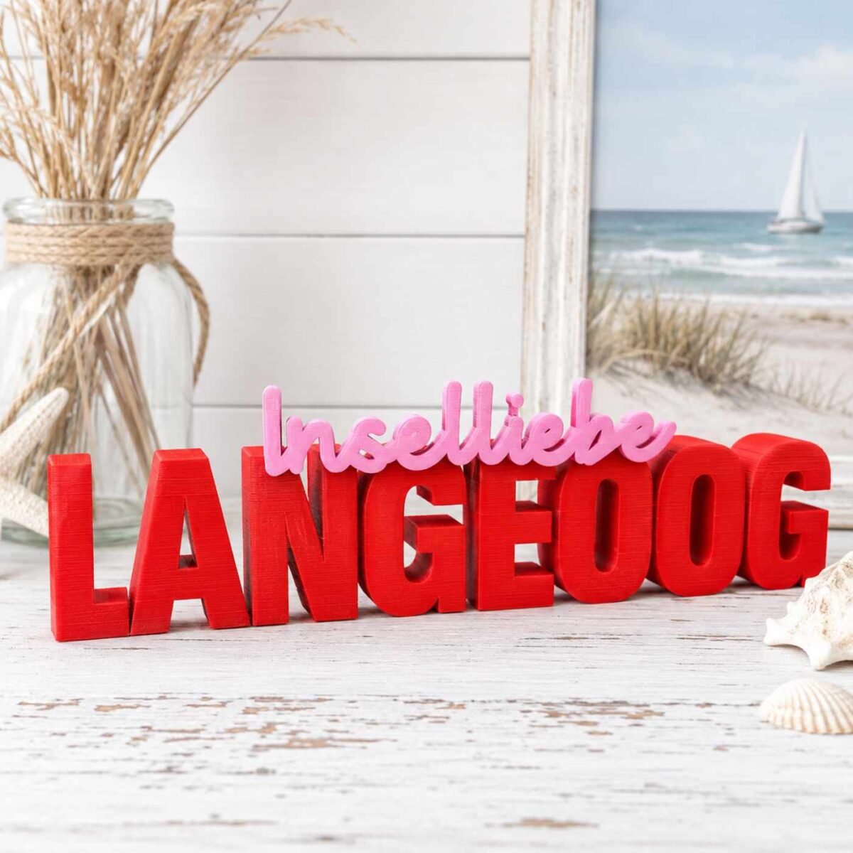 Inselliebe Langeoog 3D Letter – Bild 4