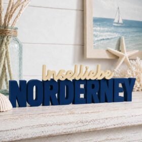 Inselliebe Norderney 3D Letter