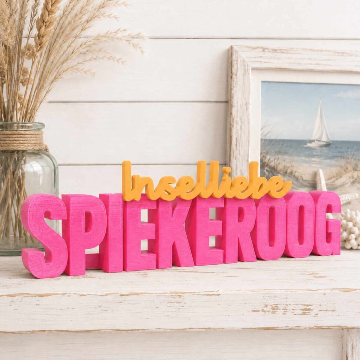 Inselliebe Spiekeroog 3D Letter – Bild 5