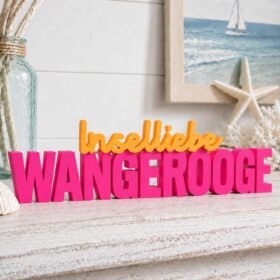 Inselliebe Wangeooge 3D Letter