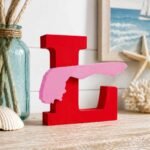 L wie Langeoog – 3D-Deko Silhouette – Bild 2