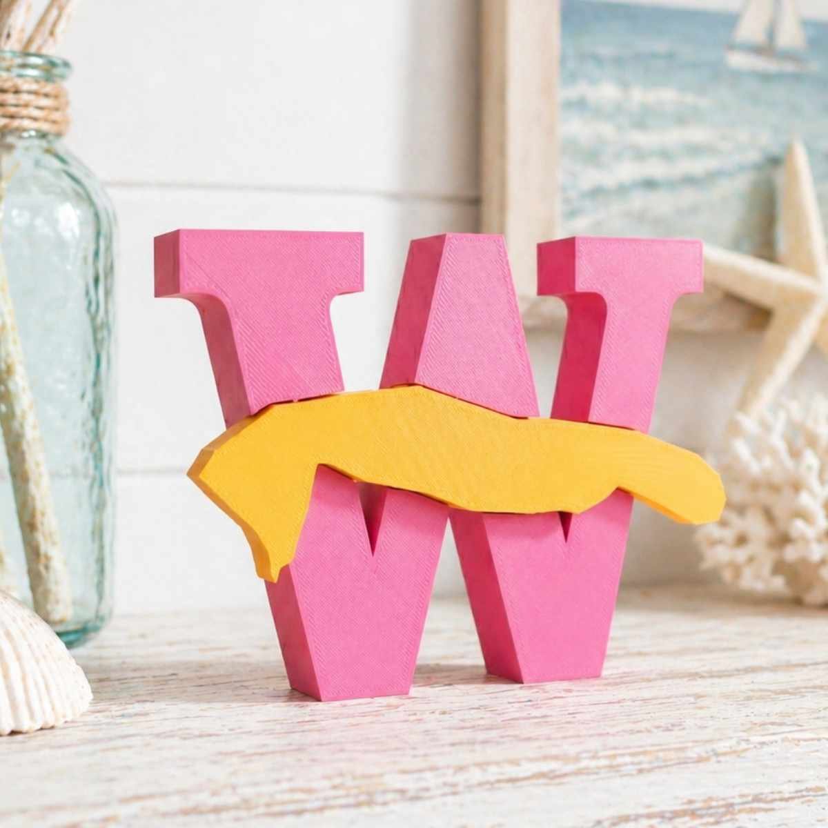 kissen-ankerplatz2- W wie Wangerooge – 3D-Deko Silhouette – Bild 1