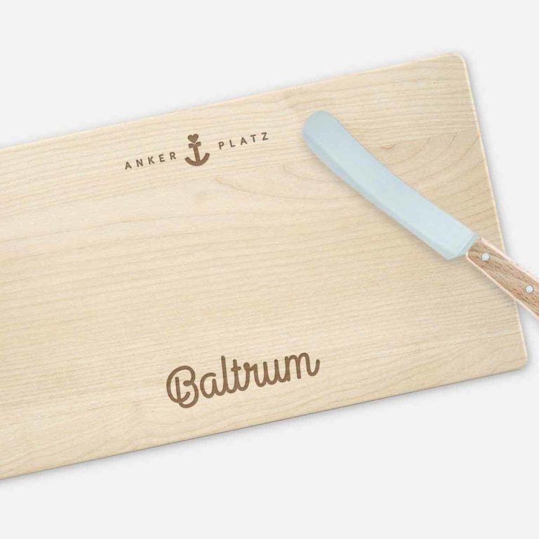 Frühstücksbrett Baltrum