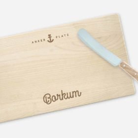 Frühstücksbrett Borkum