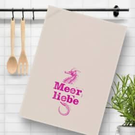 Maritimes Geschirrtuch Meerliebe