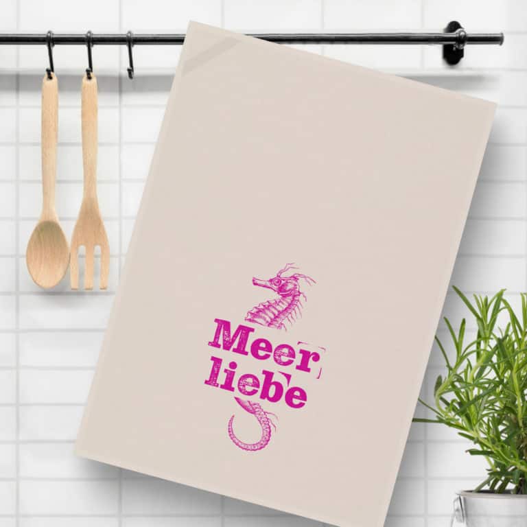 Maritimes Geschirrtuch Meerliebe