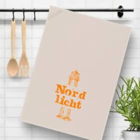 Maritimes Geschirrtuch Nordlicht