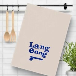 Geschirrtuch Langeoog mit Inselsilhouette - NORDIG Inselliebe