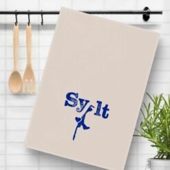 Geschirrtuch Sylt mit Inselsilhouette - NORDIG Inselliebe