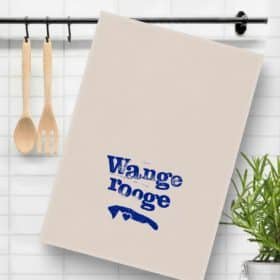 Geschirrtuch Wangerooge mit Inselsilhouette - NORDIG Inselliebe