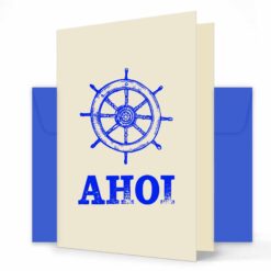 Geschenkkarte "AHOI" - NORDIG Inselliebe