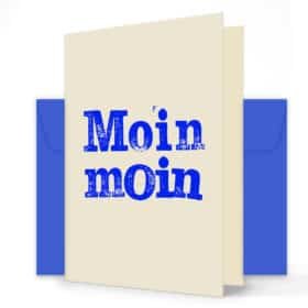 Geschenkkarte "MOIN MOIN" - NORDIG Inselliebe