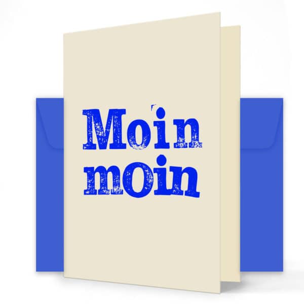 Geschenkkarte "MOIN MOIN" - NORDIG Inselliebe