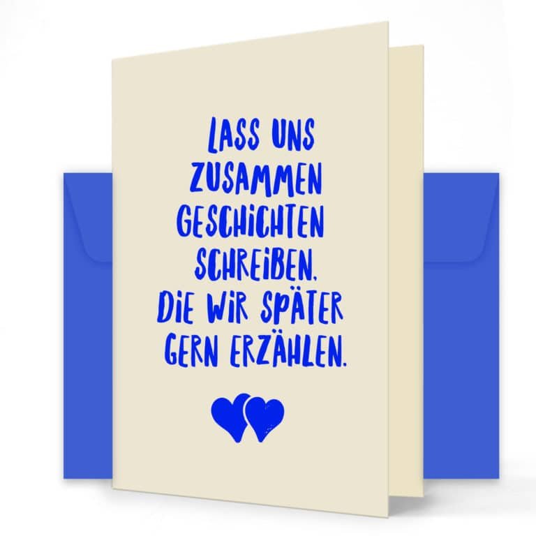 Geschenkkarte "Lass uns zusammen" - NORDIG Inselliebe