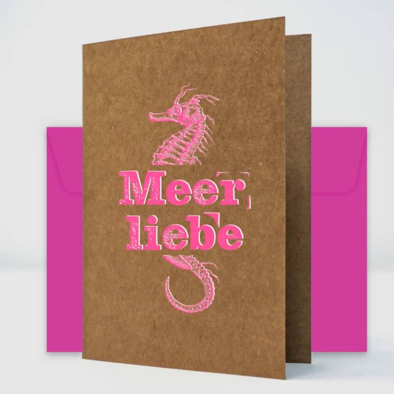 Klapp Geschenkkarte Meerliebe