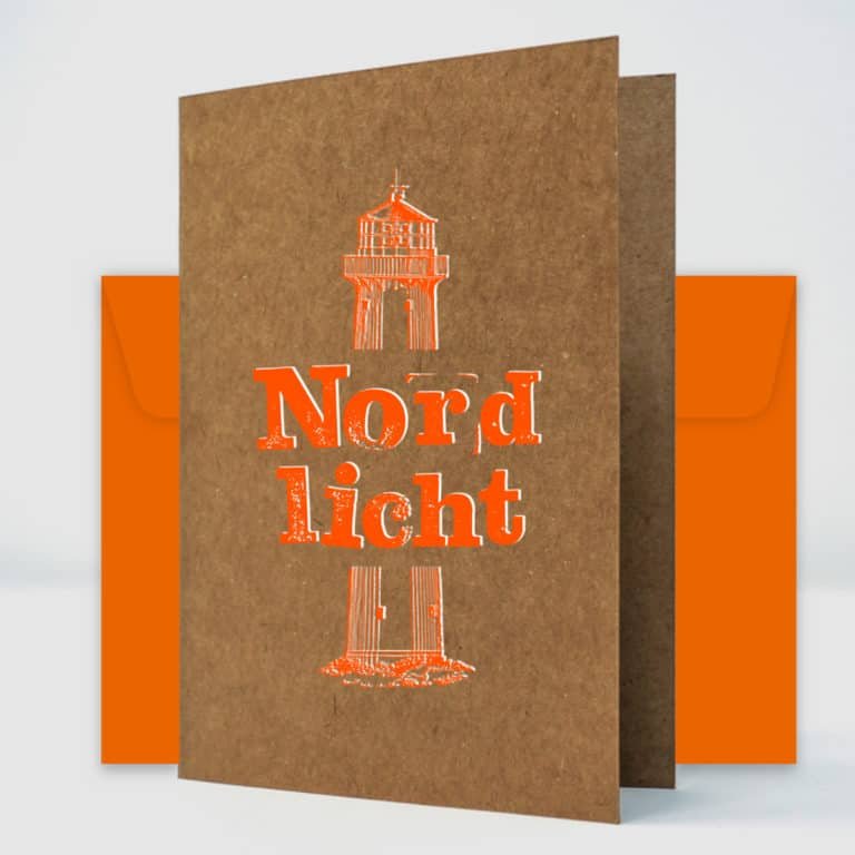 Klapp Geschenkkarte Nordlicht