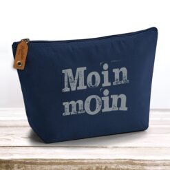 Kulturtasche Moin Moin dunkelblau