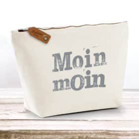 Kulturtasche Moin Moin beige