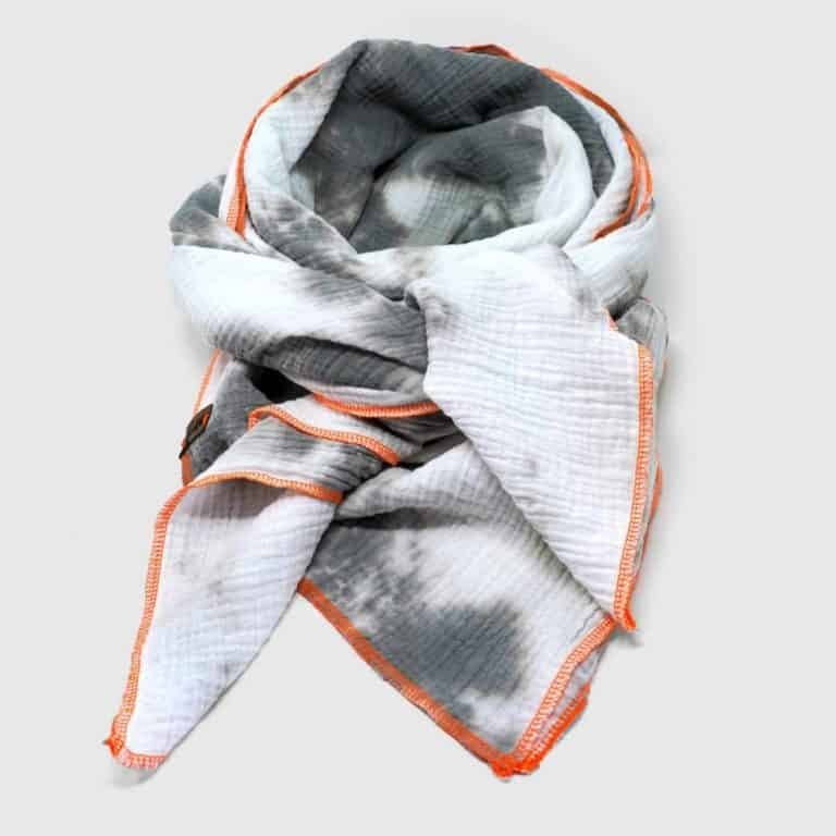 Maritimer Batic Schal grau