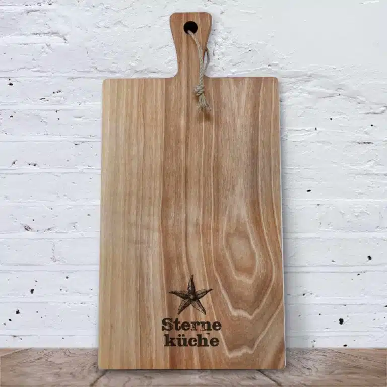 Schneidbrett mit Griff Sterneküche - NORDIG Inselliebe
