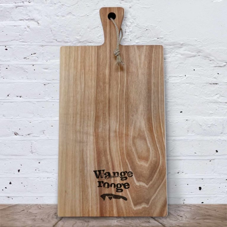 Schneidbrett mit Griff Wangerooge - NORDIG Inselliebe