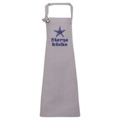 Kochschürze Sterneküche grau