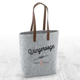 Filztasche Ankerplatz Wangerooge