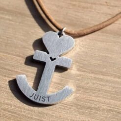 Halskette Anker-Anhänger Juist – Bild 2