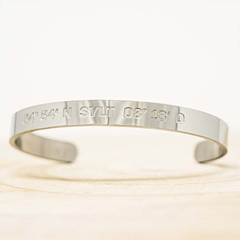 Armspange Armreif Sylt silber