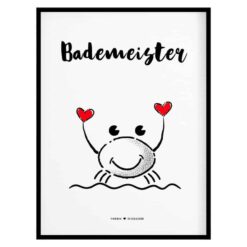 Poster Bademeister – Bild 2