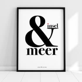Poster Insel & Meer