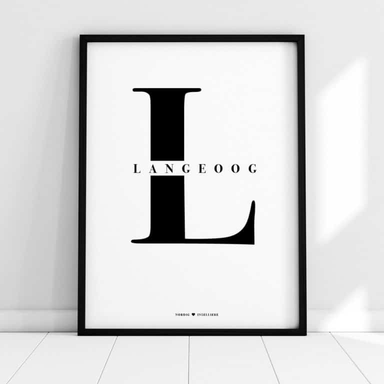 Poster Letter Langeoog