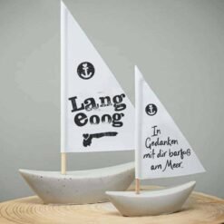 Betonschiffchen Heimathafen Langeoog