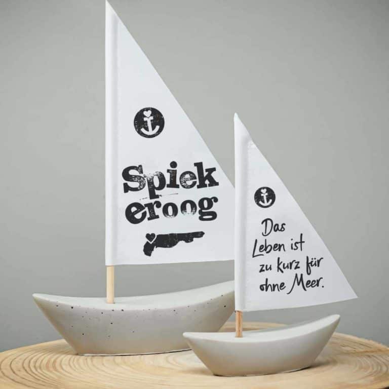 Betonschiffchen Heimathafen Spiekeroog