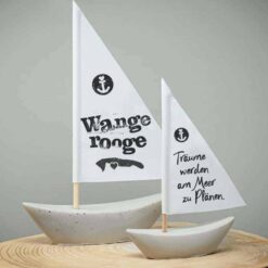 Betonschiffchen Heimathafen Wangerooge