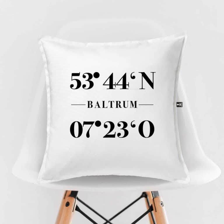 Kissen Koordinaten Baltrum