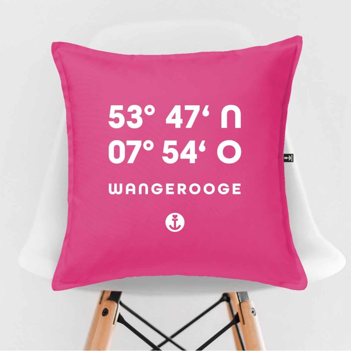 Koordinaten Kissen Wangerooge – Bild 1