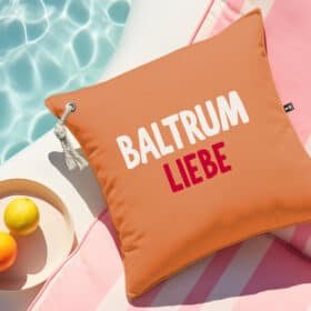 Outdoorkissen Baltrum Liebe