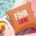 Outdoorkissen Föhr Liebe