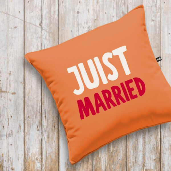 kissen outdoor juist married orange | NORDIG Inselliebe