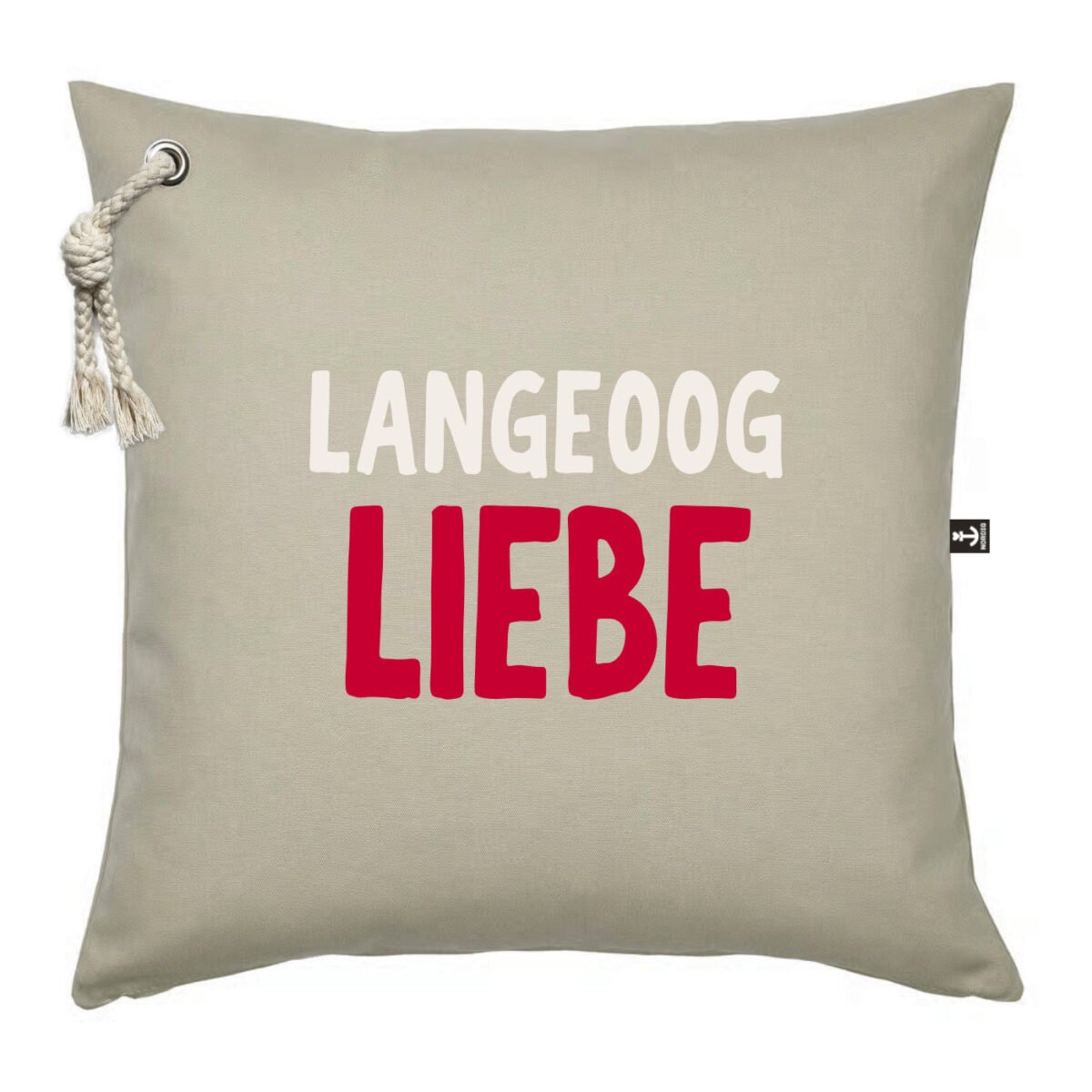 Outdoorkissen Langeoog Liebe – Bild 2