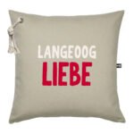 Outdoorkissen Langeoog Liebe – Bild 2
